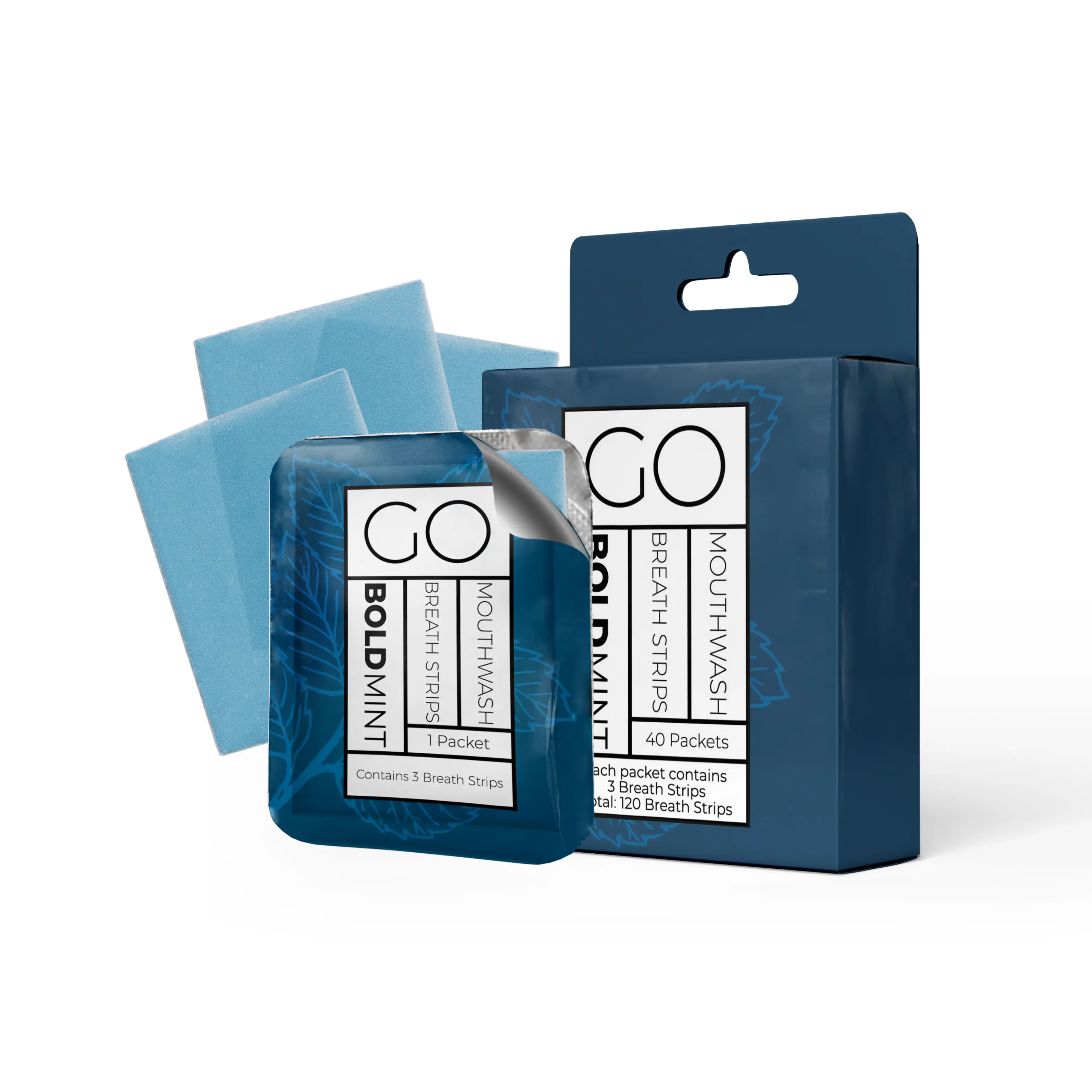 GO Mouthwash Breath Mints - Best Travel Breath Mint Packets and Guest Room Bathroom Essentials. Alcohol and Sugar-Free Breath Mints for Fresh Breath and Oral Care Hygiene