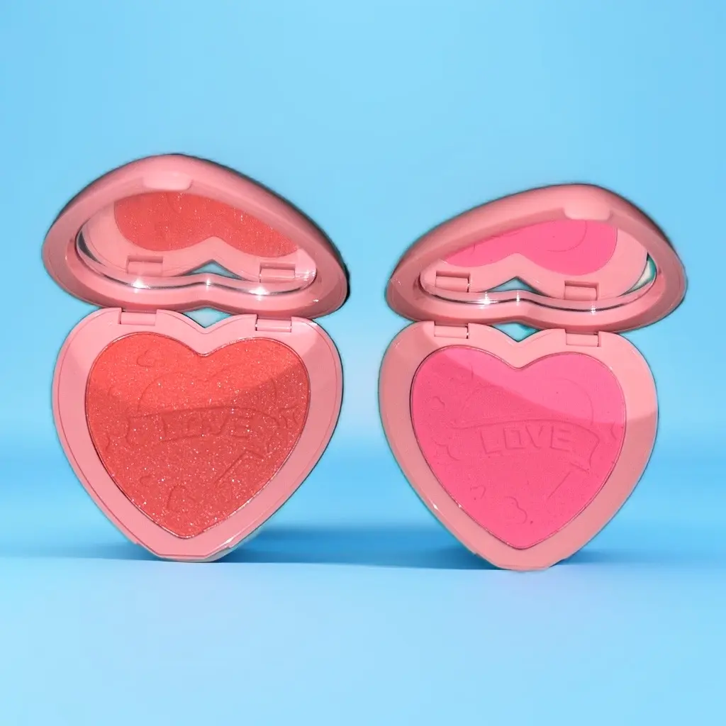 Flewed Out Sweetheart Blush Compact.