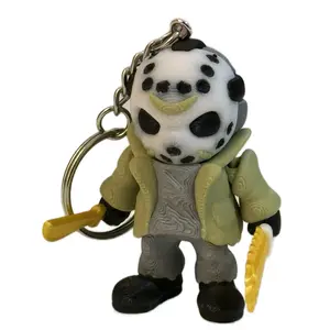 J Voorhees Horror Mini Figure Keychain - Collectible Compact Design Inspired by Horror Themes for Fans US