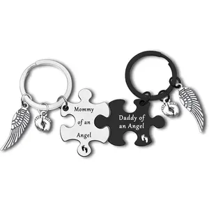 Loss Memorial Keychain Loss of Baby Memorial Gift Sympathy Gift for Infant Lost Pregnancy Baby Miscarriage Jewelry Remembrance Grieving Gifts Sympathy Gifts for Parent Miscarriage Keepsake