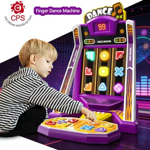 Finger Dance Machine Toys for Ages 5-7, Mini Arcade Machine Button Game, Recognize Color and Shape Challenge Memory Game, Arcade Machine Games Desk Toys for Home Party Birthday Gifts