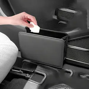 Car Storage Box, Door Hanging Multifunctional Folding Storage Box, Car Trash Can, Car Storage Organizers, Car Interior Accessories for Car Stowing & Tidying
