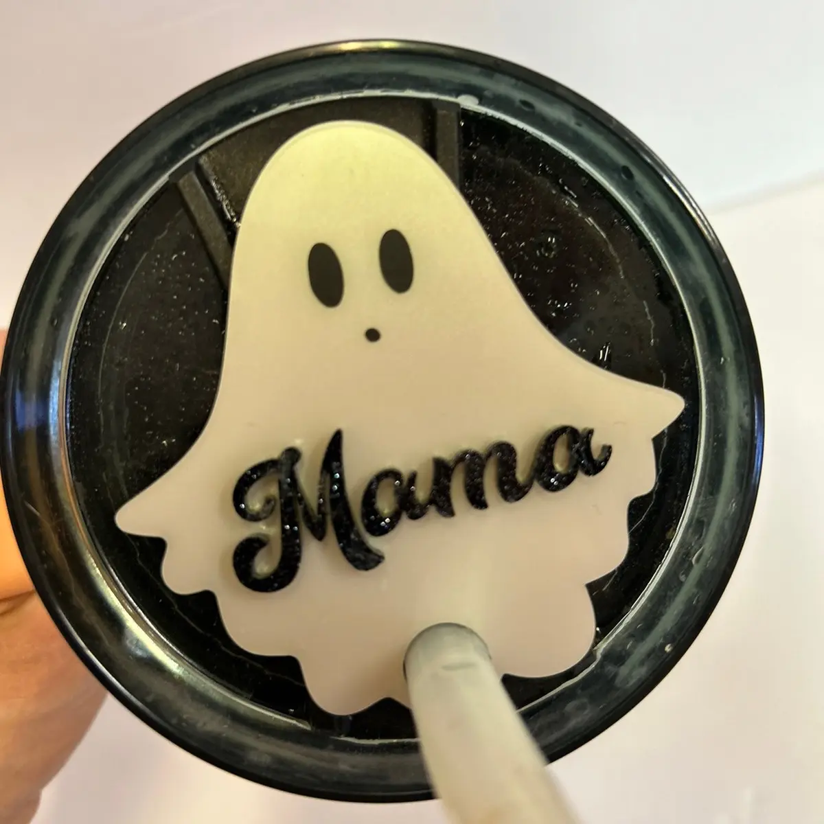 Ghost Personalized Stanley Topper - Fall/Halloween Colorful