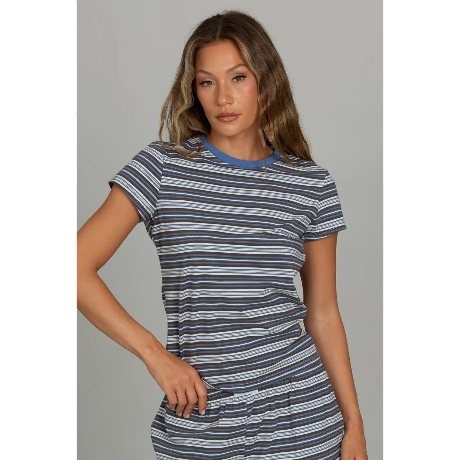 Lagoon Striped Tee