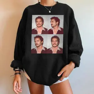 Vintage pedro pascal sweatshirt in 90's Style,  T-shirt, sweatshirt, hoodie, pedro pascal daddy tribute Tshirt, Gift for her pedro pascal shirt narcos, pedro pascal meme