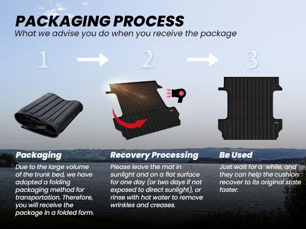 Lasfit fit for 2019-2026 Chevrolet Silverado 1500 Short Box Truck Bed Mat or Tailgate Mat