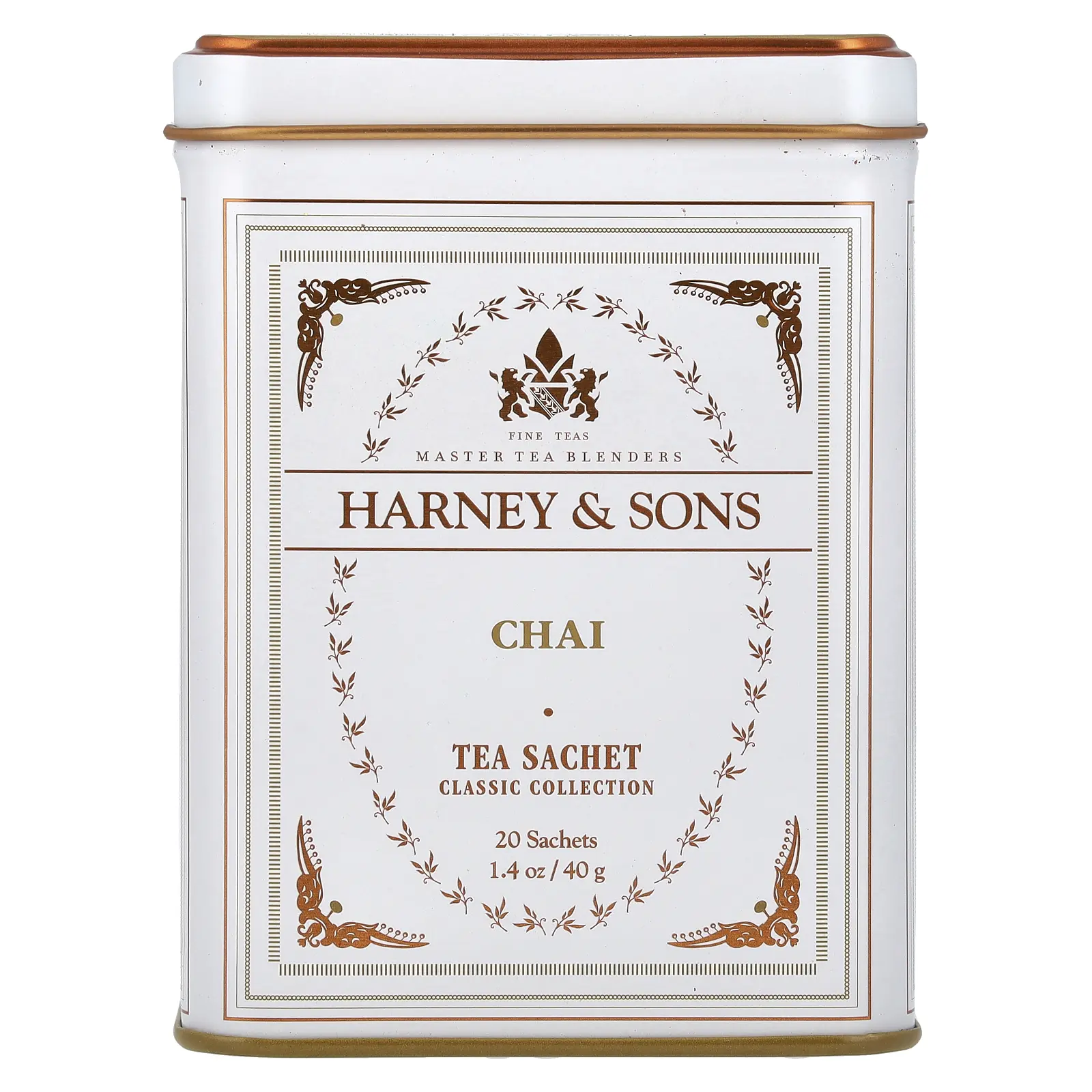 Harney & Sons Classic Collection, Chai, 20 Sachets, 1.4 oz (40 g)