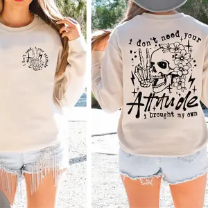 Sarcastic Girl Boss I dont need your attitude i brought my own Shirt, Sweatshirt, Hoodie