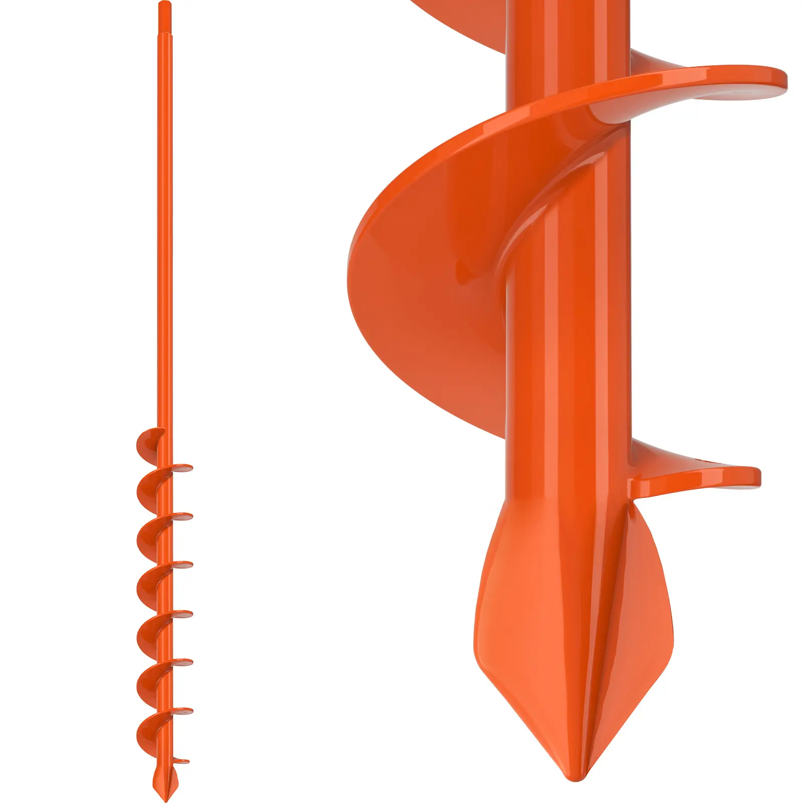 Heavy Duty Garden Auger Drill Bit 1.6" x 32" | Fast Planting & Digging Tool