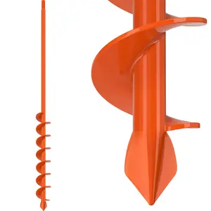 Heavy Duty Garden Auger Drill Bit 1.6" x 32" | Fast Planting & Digging Tool