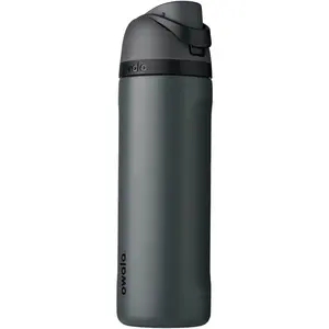 Insulated Stainless Steel Water Bottle with Straw for Sports and Travel, BPA-Free, 24-oz, Shy Marshmallow