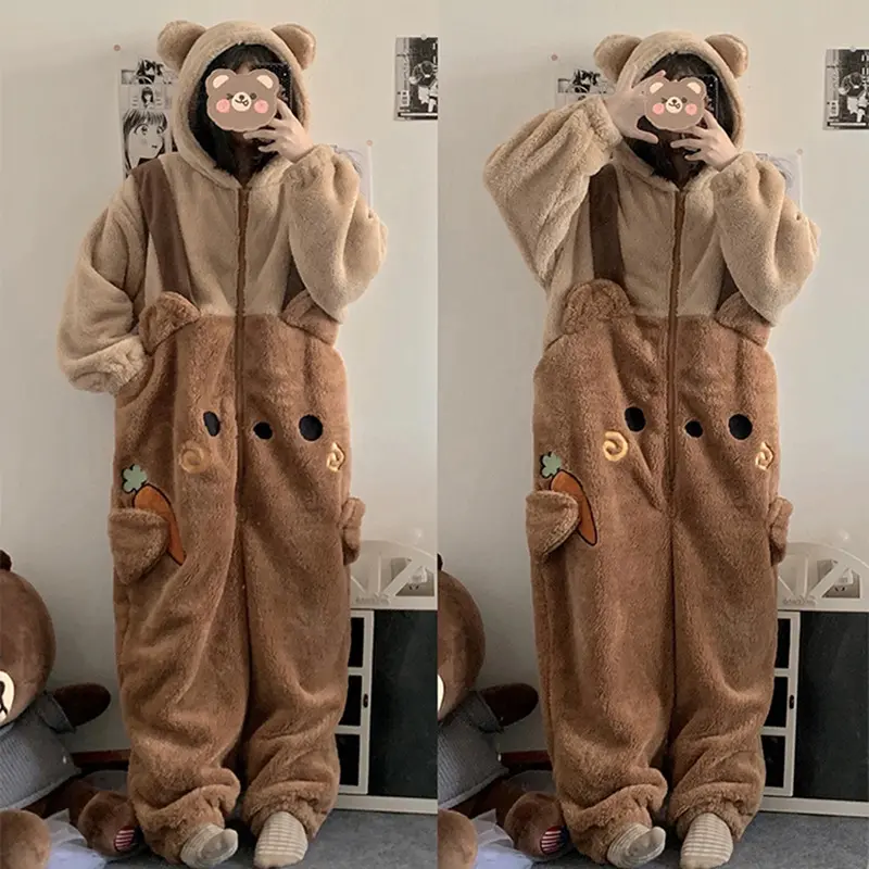 Little bear jumpsuit pajamas