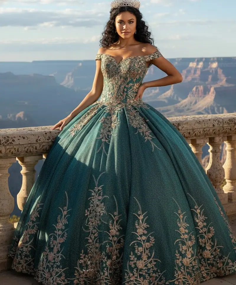 emerald green quince dress - TikTok Shop emerald green quince dress - TikTok Shop