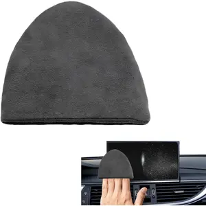 Car Screen Cleaner, Car Screen Wipes, 4.13"*4.13" Microfiber Cloth Non-Scratch Auto Touchscreen Cleaning Wipes, Foldable Touchscreen Cleaner Cloth Pad for Auto Dashboard LCD Display (Tr