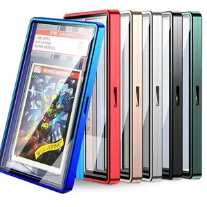 Elite Metal Graded Card Holders - Metallic Design, Available in Various Colors, Ideal for Collecting and Displaying Cards