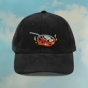 Calcifer Hat, Howl’s Moving Castle, Ghibli Fan Cap, Miyazaki, Embroidered Hat