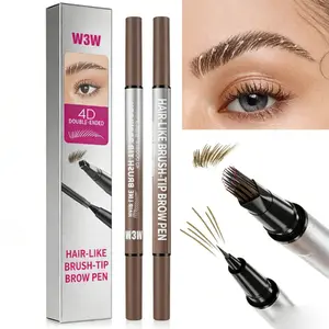 4D Brow Pen – Waterproof, Smudge-Proof & Long-Lasting, Creates Natural Hair-Like Brows, Easy to Use for Soft, Fluffy Everyday Makeup