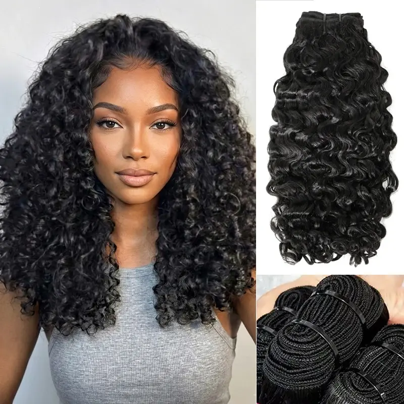 【New In 】ISEE HAIR Indian Curly Human Hair Bundles 100% Human Hair Weft Extensions for Sew-In & Quick Weave summer hairstyles #TikTokShopBackToSchool #SohoChic