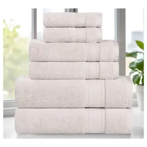 Superior 6 Piece Belmont Zero Twist Cotton HandTowels Set