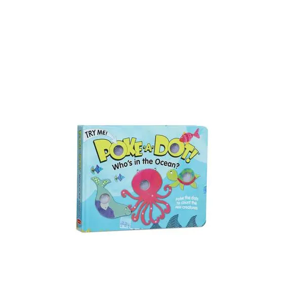 Poke-A-Dot: Who's in the Ocean -- Melissa & Doug - Hardcover