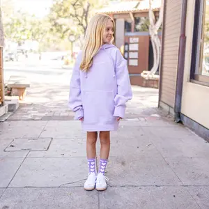 Pastel Hoodie in Light Lavender