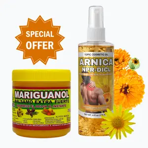 The Ultimate Viral Massage Dream Team - Mariguanol Gel 125g (4.4 oz) + Arnica & Calendula Massage Oil (8 fl oz) With Real Botanicals - The Chill Bundle! Perfect for Gifting, Self-Care, Massage Moments and Your Daily Chill Ritual Herbal Comfort
