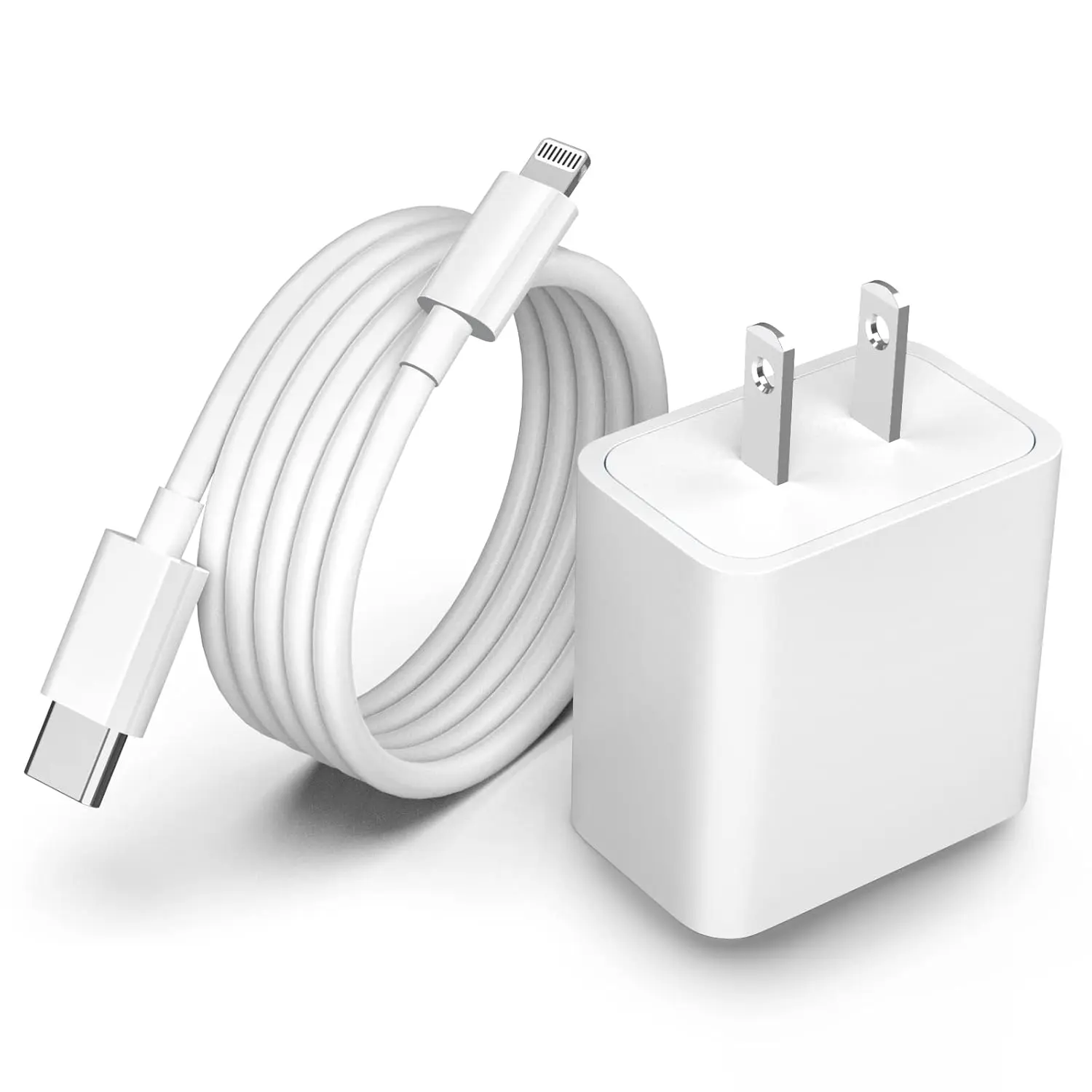 iPhone 14 13 12 11 Charger Fast Charging 20W PD USB C Wall Charger with 10FT Fast Charging Cable Compatible iPhone 14/13/12/11/Pro/Pro Max/Mini/Xs Max/XR/X, iPad