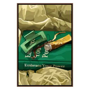 Embrace Your Power  Smard Black Wall Art Print/ Canvas for Home /Office Decor - Smard Black Wall Art Print/ Canvas for Home /Office Decor