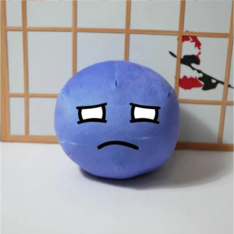 Countryballs Plush Keychain Doll Earth Moon Mars Venus Sun Jupiter Mercury Uranus Ball Polandball Stuffed Pendant Toy Gift