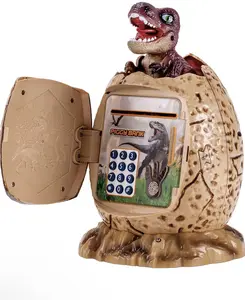 Dinosaur Egg ATM Piggy Bank for Kids Electronic Password Mini Safe for Money