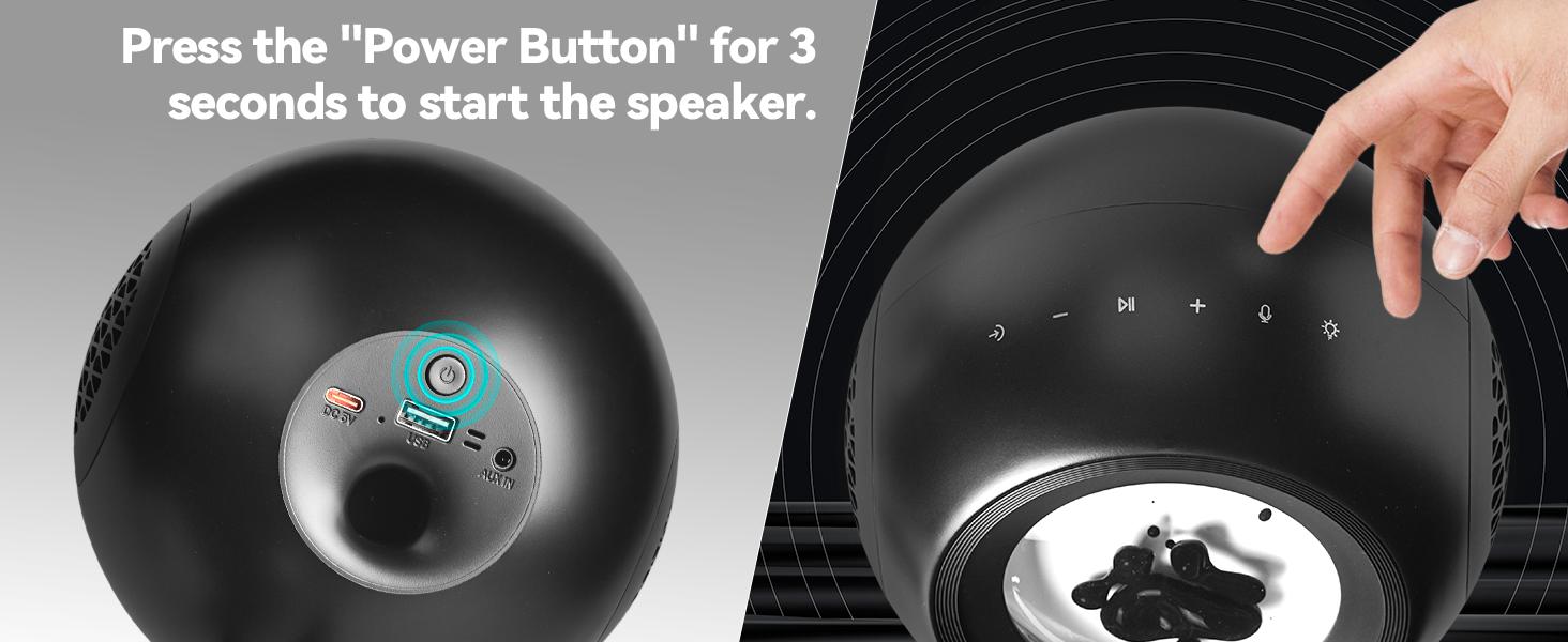 Ferrofluid Speaker - Magnetic Fluid Bluetooth Speaker with Dynamic Visual Effects and Fantastic Multi-Colored Lighting - Stereo Wireless Pairing, Unique Desktop Decoration Ferrofluid Speaker - Magnetic Fluid Bluetooth Speaker with Dynamic Visual Effects and Fantastic Multi-Colored Lighting - Stereo Wireless Pairing, Unique Desktop Decoration