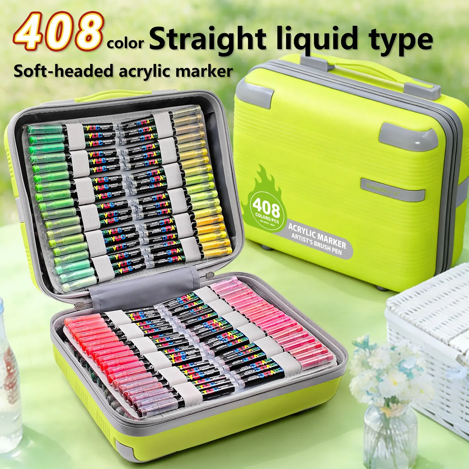 Wide Range Marker Set, Soft Tip Markers for DIY Crafts & Art Projects, Ideal Gift for Artists & Craft Enthusiasts, Drawing Markers, Art Markers Pen