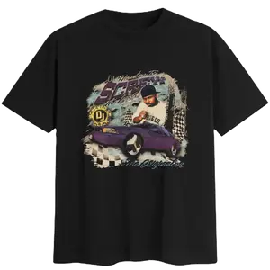 DJ Screw Screwed Up Click Black Gift Shirt, Heavy Cotton Fabric, Gift For Fan Menswear Top Streetwear Crewneck Canvas Seamless
