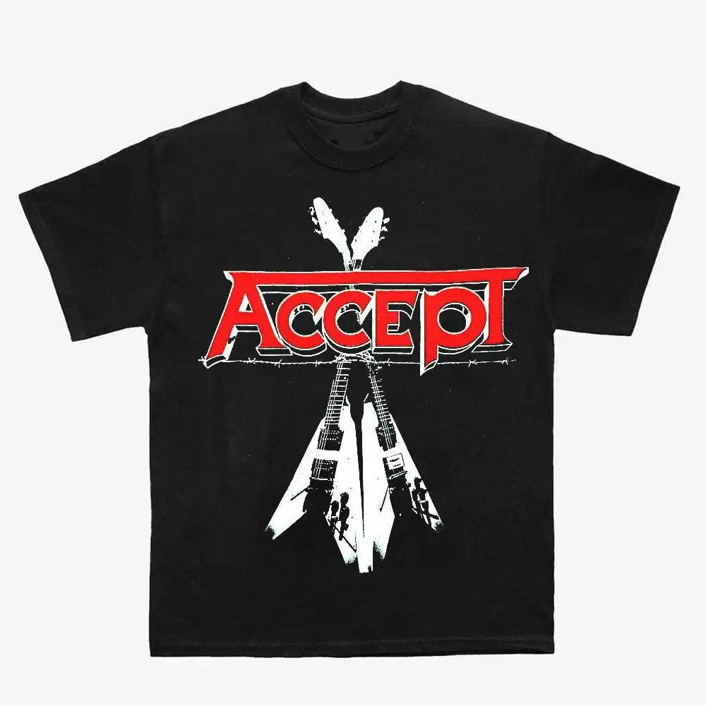 Accept Graphic T-Shirt, German Heavy Metal Band Tee, Premium Cotton Apparel