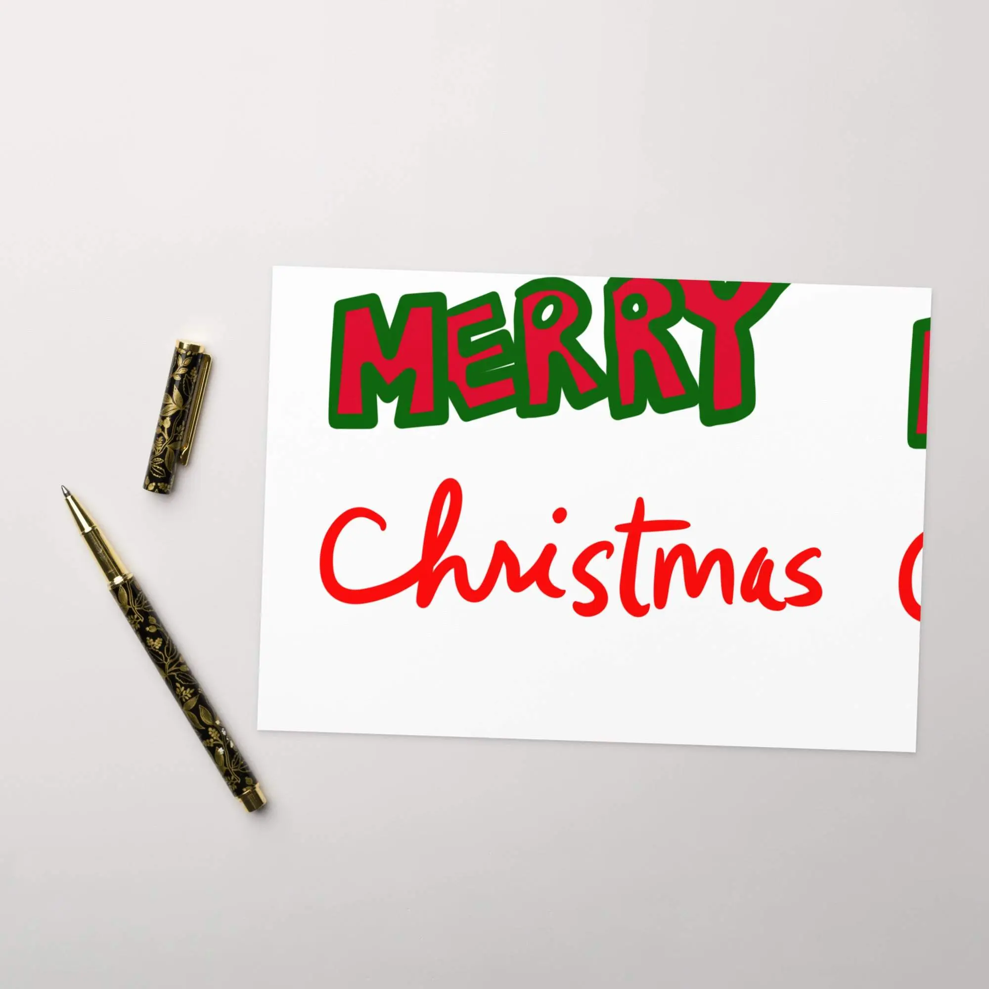 Tis The Season - Chelsea Perry Original Art - Christmas Card, Custom Art, Unique Artist, Cool Custom Cards, Custom Design