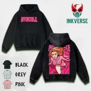 Atom Eve From Invincible Tee, Comics T-Shirt, TV Show Comics Washed Tshirt Cotton Streetwear graphic vintage tees Men Gift Top lover graphic tee