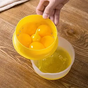 1pc Egg White Separator with Protein Storage Box Utensils - Easily Separate Egg Whites and Yolks with This Protein Separator and Strainer