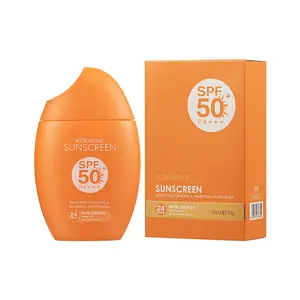 SPF 50 PA+++ Lightweight Sunscreen, Daily UV Protection, Prevent Sunburn & Tanning, Hydrating Non-Greasy Formula, No White Cast, Easy to Spread, Waterproof & Sweat Resistant