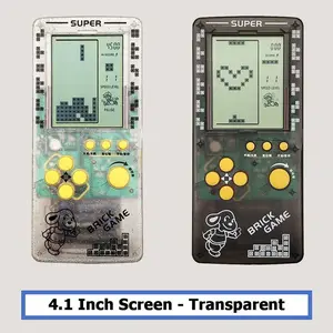Portable Transparent Game Console, HD Big Screen Retro Handheld Player, Built-in 2326 Classic Brick Games, Educational Toys Gift for Kids & Adults