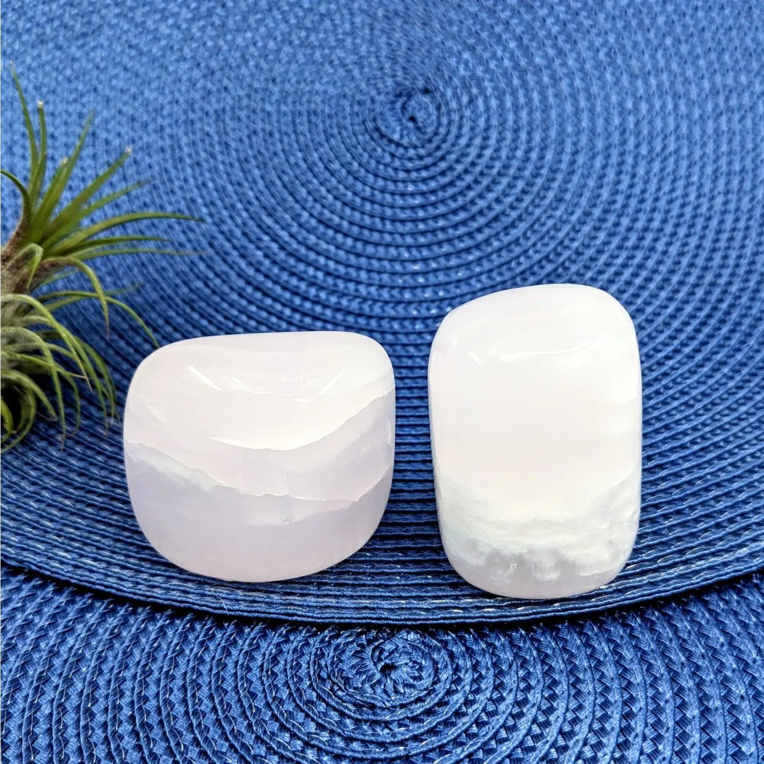 Pink Calcite Freeform, Pebble & Crescent Moon #M182