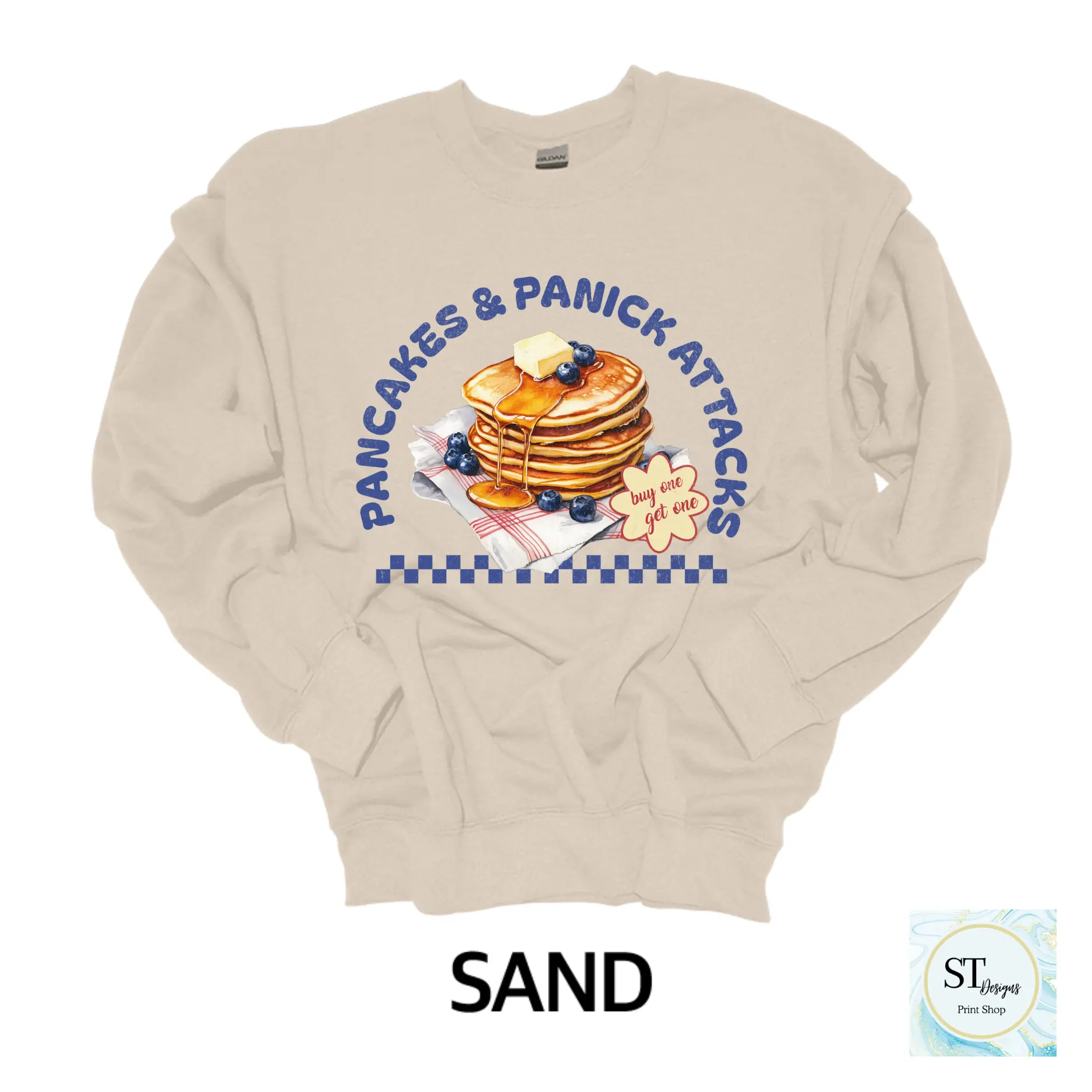 Pancakes and Panic Attacks Unisex T-Shirt or Sweatshirt