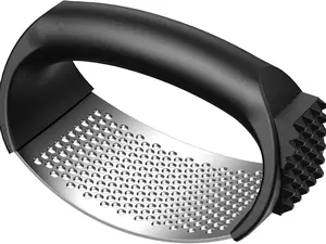 Garlic Press,Stainless Steel Garlic Mincer Crusher,Easy to Use and Clean,Ergonomic Handle,Easy Kitchen Gadget for Effortless Smashing,Kitchen Essentials,Home and Kitchen Utensils Accessories,Cooking