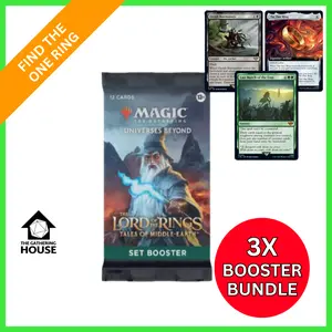 1X or 3x Bundle MTG - Magic the Gathering - Universes Beyond: The Lord of the Rings: Tales of Middle-earth - Set Booster Pack (LTR)