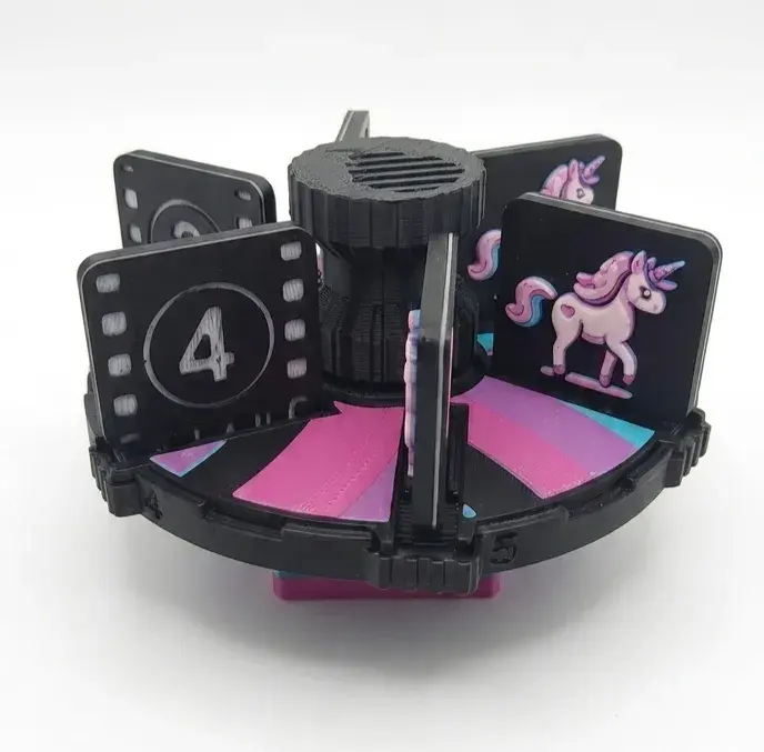 Flipbook Unicorn Spinner Dual Animation Spinner — Please Read Product Details Before Ordering