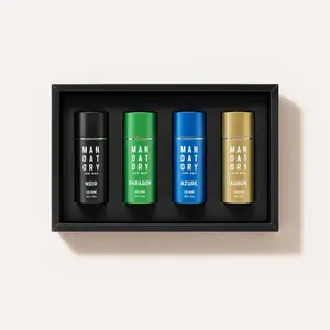 Odosbeauty 4-Pack Cologne Coffret Set, 4x25ML, Woody-Spicy-Aromatic Scent Blend, Beauty & Personal Care Fragrance for Versatile Occasions