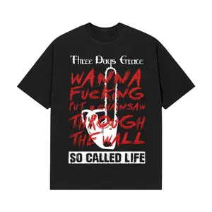 Three Days Grace So Called Life T-Shirt – Alternative Rock Graphic Tee, Soft Cotton Blend Shirt, Punk Inspired Band Streetwear for Men & Women, Rock Fan Gift