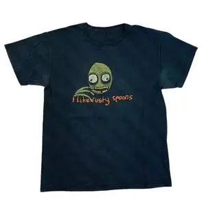 I Like Rusty Spoons Baby Tee 90s Streetwear Women's Gothic Vintage Grunge Graphic Cotton Y2K Crop Top Casual Everyday Wear