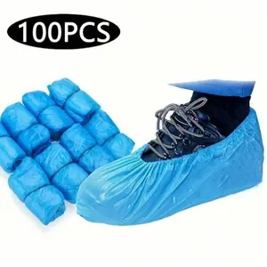 Disposable Shoe Cover, 100pcs Waterproof Non-slip Shoe Cover, Shoe Protector for Home, Office, School, Shoe Accessories
