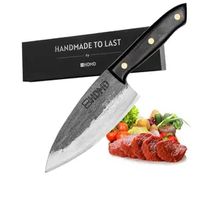 Serbian Chopper Knife, Kitchenware Cooking Tool with Sharp Blade, Ergonomic Grip for Chopping Tasks