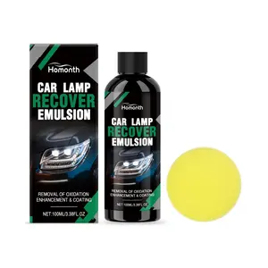 Homonth Car Headlight Maintenance Set – Headlight Surface Cleaning, Stain Removal, Scratch Removal, Refurbishment & Care Kit